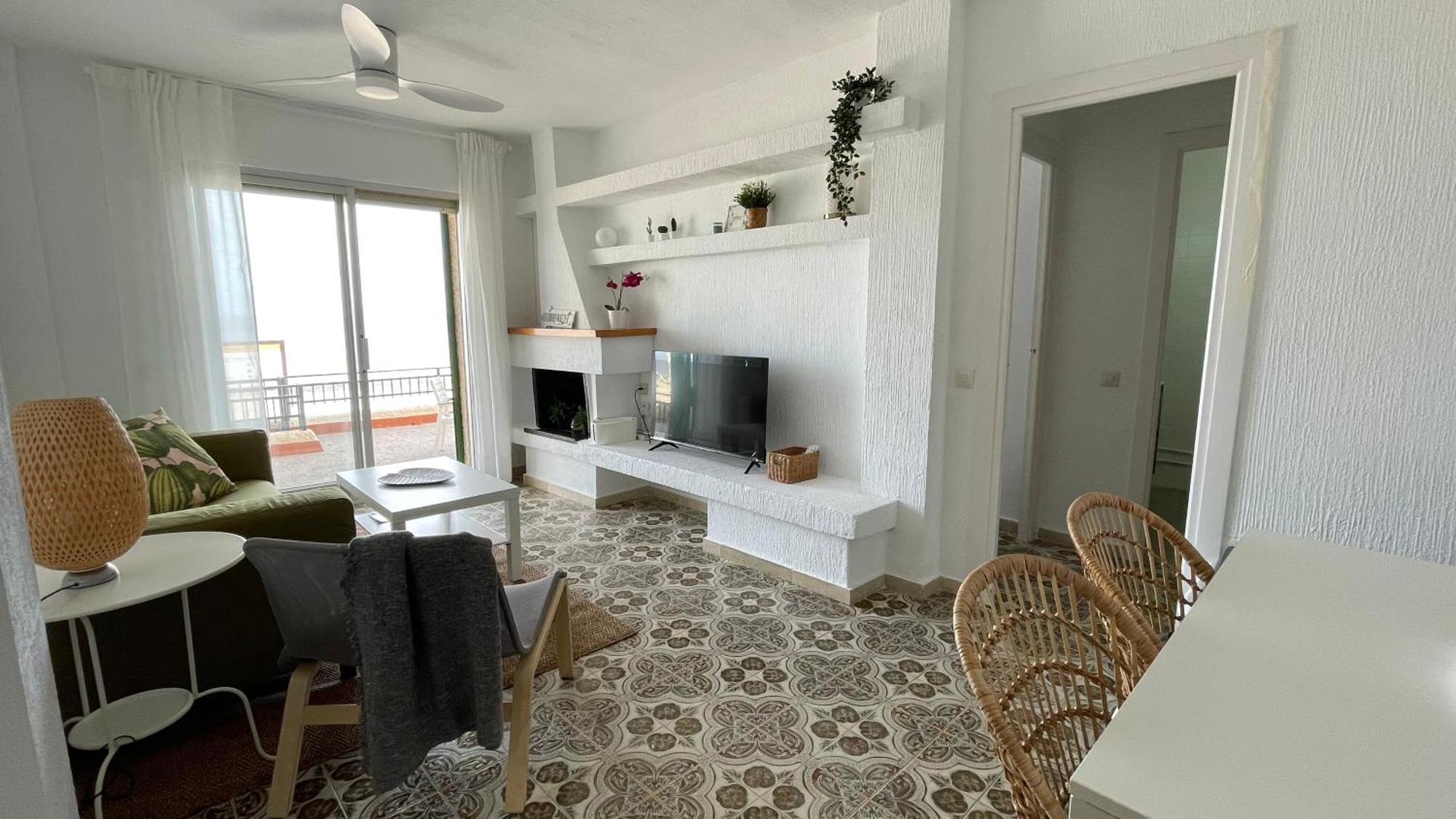 Charming Beachfront Apartment Murcía Exteriér fotografie