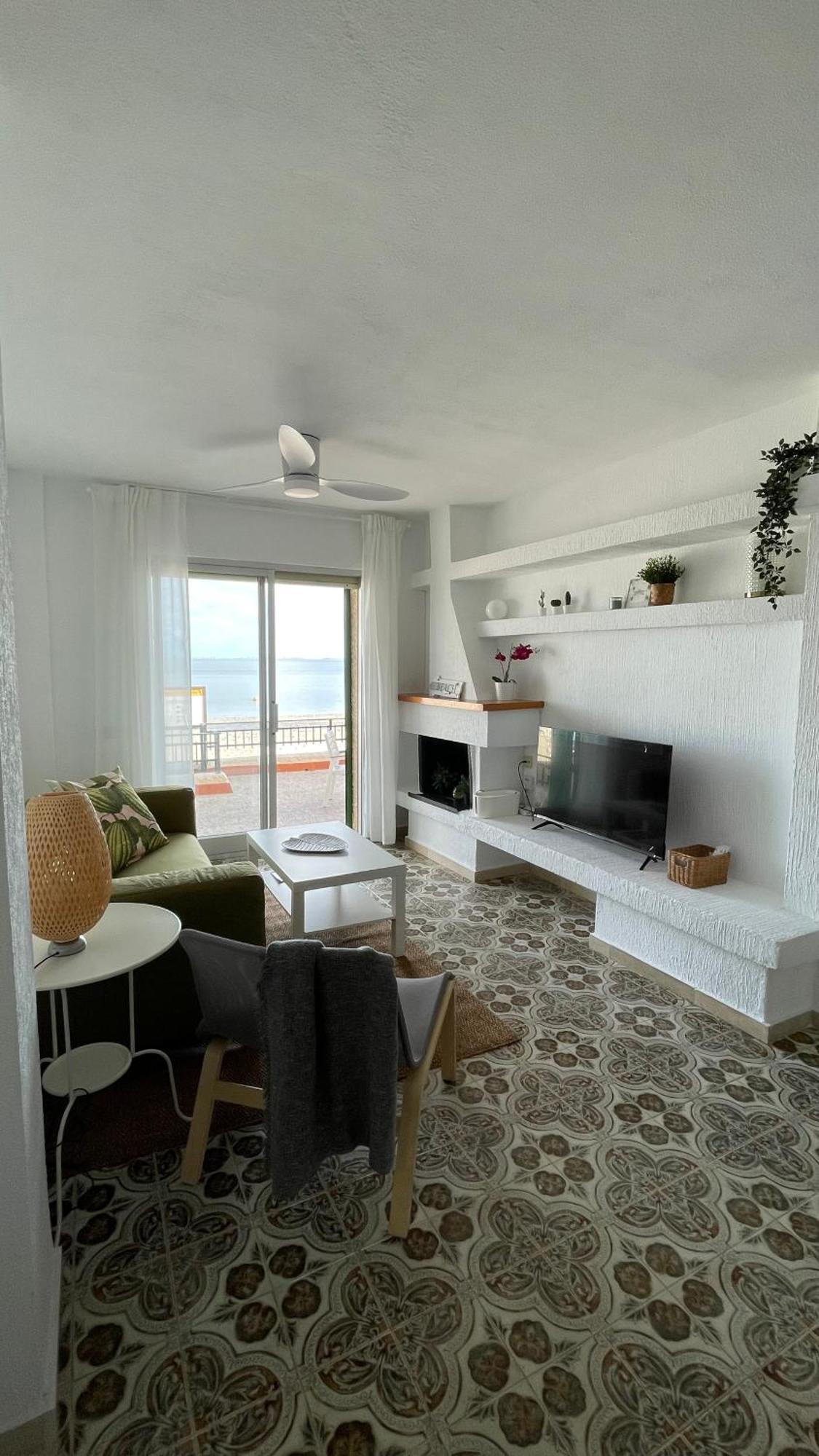 Charming Beachfront Apartment Murcía Exteriér fotografie