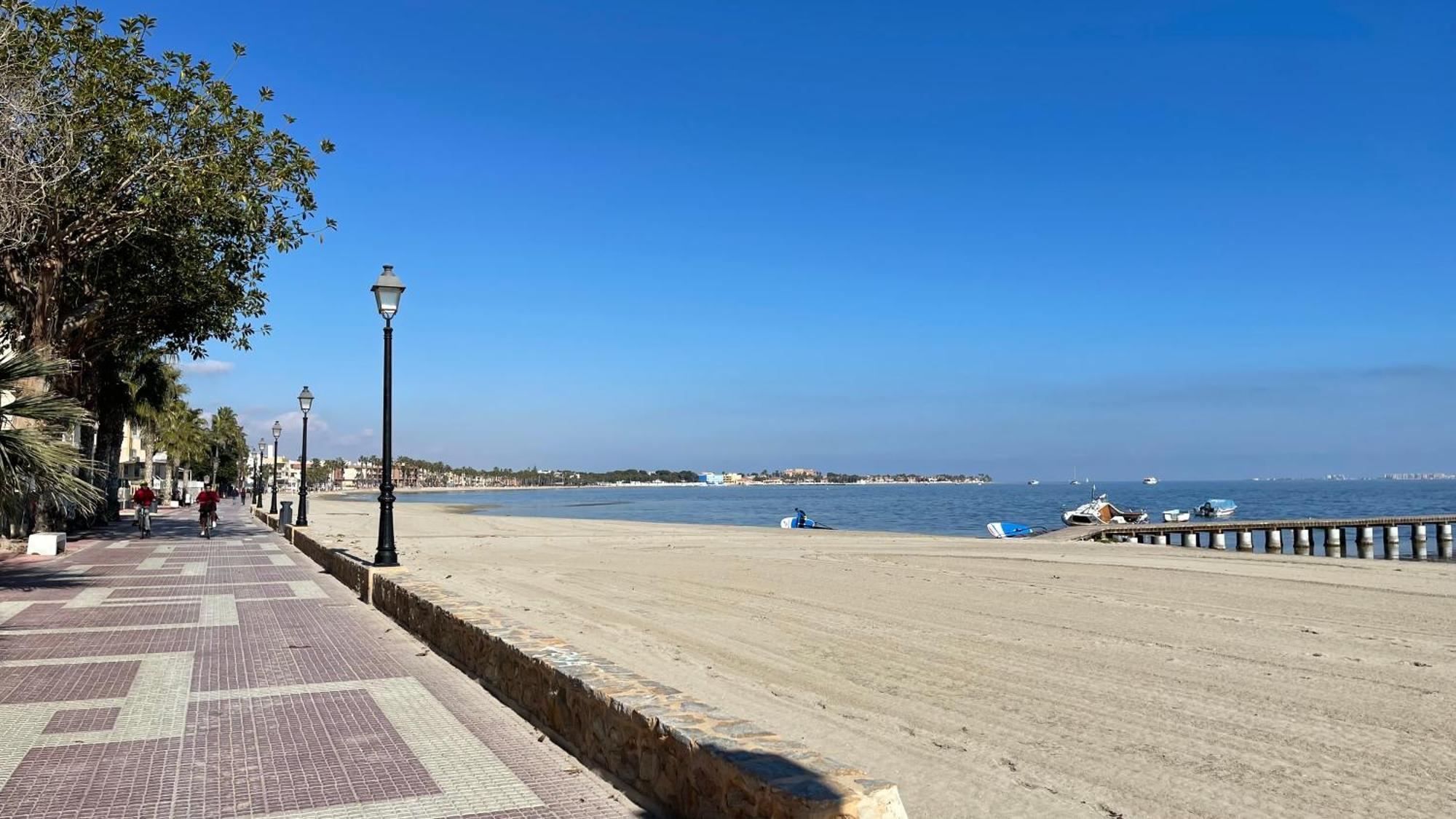 Charming Beachfront Apartment Murcía Exteriér fotografie